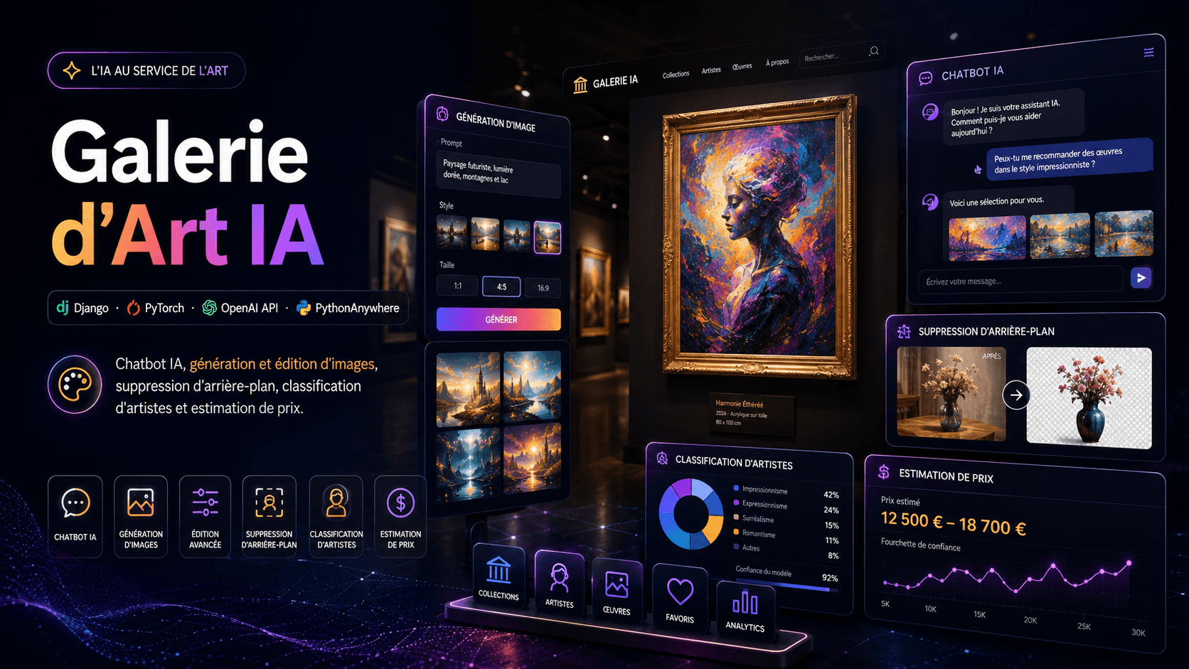 AI Art Gallery project preview