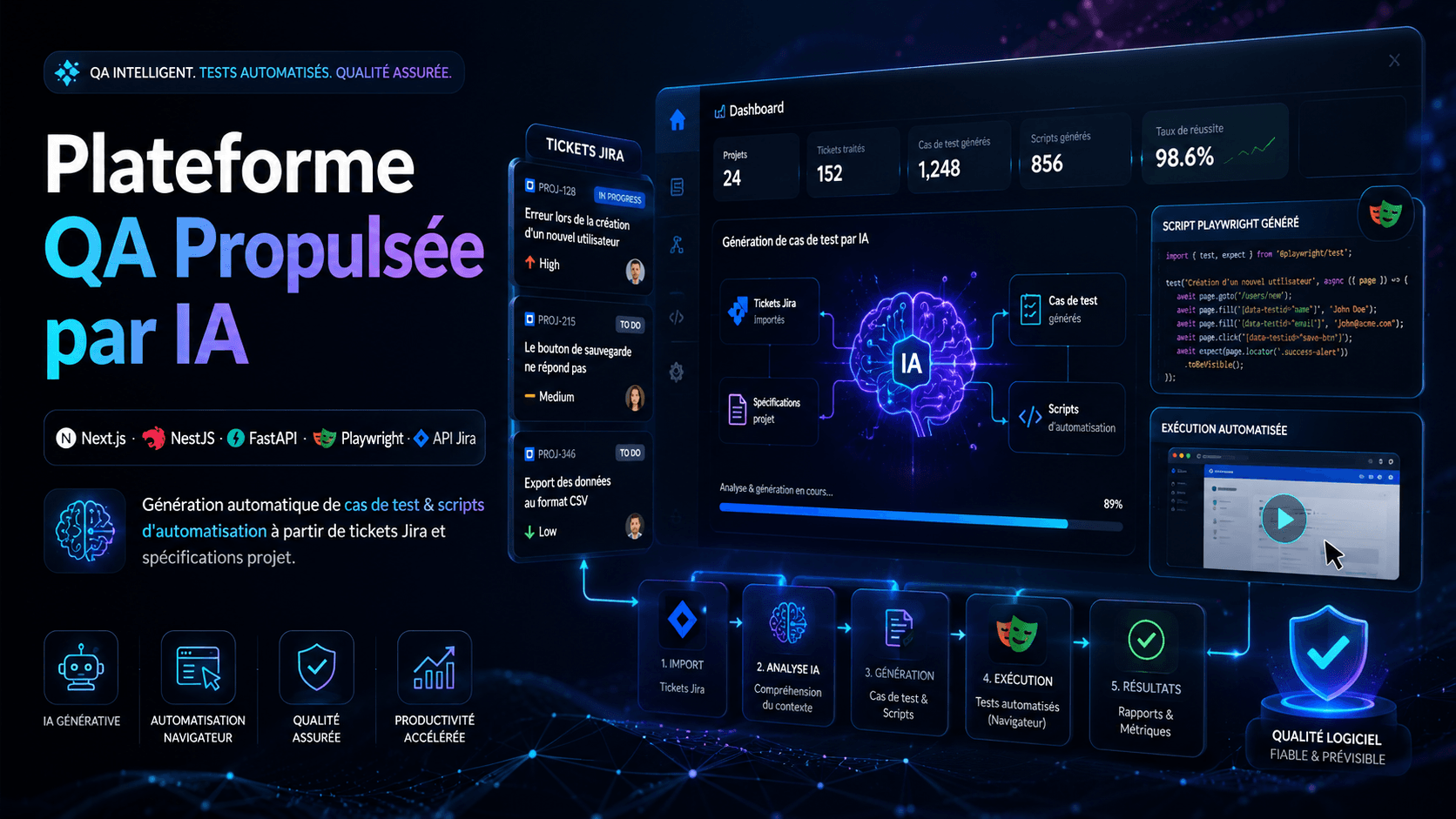 AI-Powered QA Platform project preview