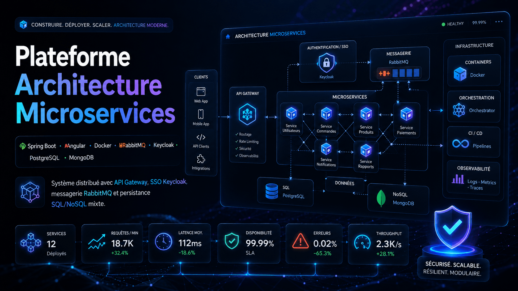 Microservices Architecture Platform project preview